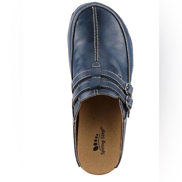 SPRING STEP HAPPY CLOGS-NAVY size 10.5 - Picture 4 of 7